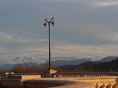 The rooftop terrace of the Pavillon des Arts