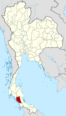 董里府在泰国的位置