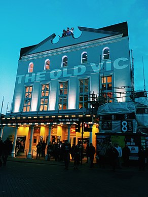 The Old Vic Theatre on Waterloo Road, London