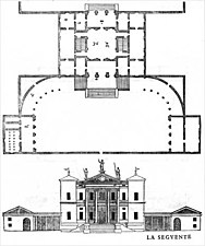 Villa Thiene in I quattro libri dell'architettura