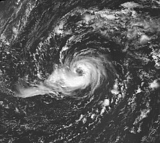 Hurricane Vince on October 9 14:23 UTC