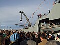 The vessel's arrival in Reykjavík