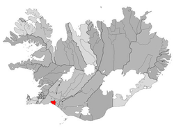 Location of the Municipality of Árborg