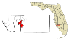 Location in Charlotte County and the state of Florida