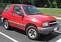 Chevrolet Tracker, small SUV with a convertible obtion