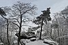 The Drachenfels in winter