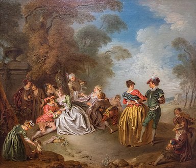 Rest in the Park, (Le Repos dans le Parc), Jean-Baptiste Pater