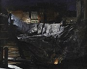 夜间挖掘（1908），乔治·贝洛斯（英语：George Bellows）