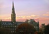 Healy Hall, the campus' most iconic building
