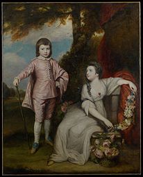 1768 portrait by Sir Joshua Reynolds portrait of George and Elizabeth Capel (Metropolitan Museum of Art)