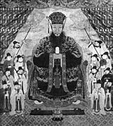 尚灏王，绘于1837年