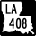 Louisiana Highway 408 marker