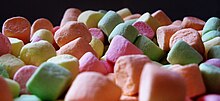 Colorful marshmallows