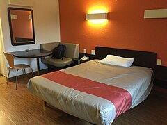 Motel 6 room in Braintree