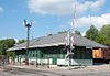 The former Erie Railroad depot that serves as the museum headquarters in 2010