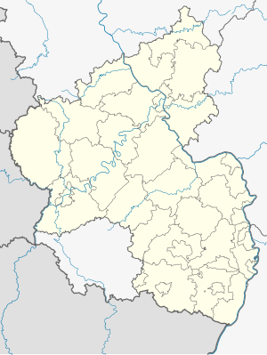 上霍森巴赫在萊茵蘭-普法爾茨州的位置