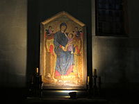 Attributed to Cimabue, Maestà (c. 1280–1285), Santa Maria dei Servi, Bologna