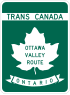 Trans-Canada Highway Ottawa Valley Route shield