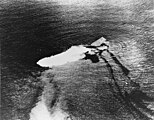 USS Saratoga (CV-3) sinking after Operation Crossroads