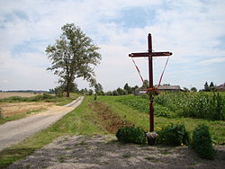Wayside cross in Adelina