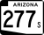 State Route 277S marker