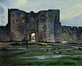 F. Bazille: Queens Gate at Aigues-Mortes