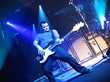 Harding with Social Distortion in New York City at the Nokia Theater, October, 2005