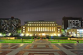 Butler Library on the campus of Columbia University in Morningside Heights