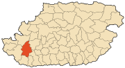 Location of Aïn Zaouia in the Tizi Ouzou Province