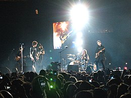 Héroes del Silencio during the World Tour 2007 in Sevilla, Spain