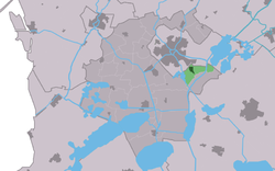 隸屬於溫布里策拉代爾時位於該市的位置