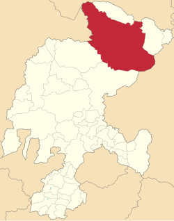 Location in Zacatecas