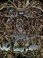 最后的审判，1534年—1541年，梵蒂冈西斯汀小堂天顶画