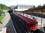 A T1000 train at Mortensrud station in 2005