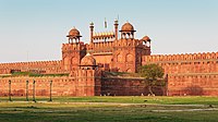 The Red Fort was commissioned by Mughal Emperor Shah Jahan in the 17th century,[5] it was the main residence of the Mughal emperors for nearly 200 years.