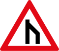 Dual-carriageway ends ahead