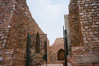 South gate entry to Tughlaqabad Fort