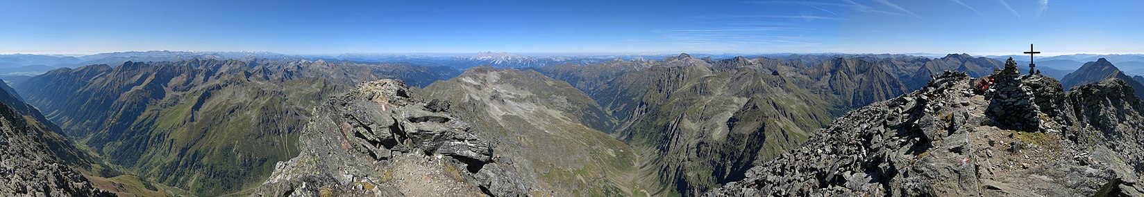 Panoramic view from the summit