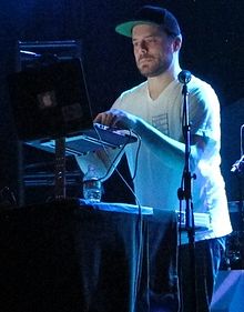 Blockhead performing in 2014