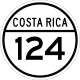 National Secondary Route 124 shield}}
