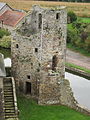 A rear view of Tower XIII of the Château de Gratot