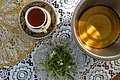 Cups of Darjeeling tea.