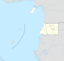 比奥科岛在赤道几内亚的位置
