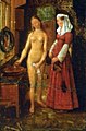 扬·范艾克《女人（可能为拔示巴）洗澡》，原画（创作于1420年代末至1430年代初）遗失