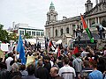 Gaza flotilla clash demonstration in Belfast