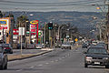 Looking down Grand Junction Road towards the Adelaide Hills from Rosewater.