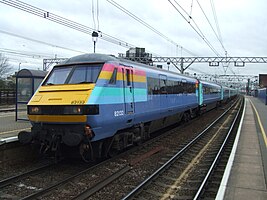 编号为82132的英国铁路3型客车控制车/货车合造车，2008年2月21日拍摄。