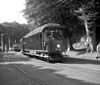 Trams at Laxey Station during the Year of Railways celebration in 1993