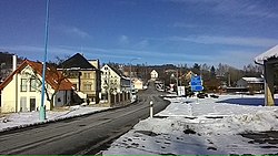 Crossroads in Lovečkovice