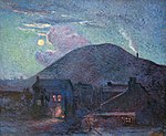 Terril of the coal mine, Maximilien Luce, 1896